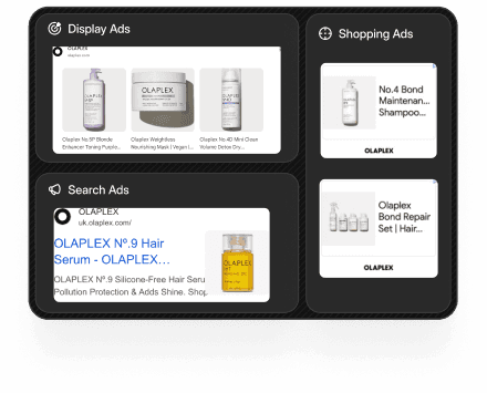 Olaplex layout example